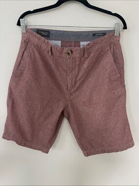 Wallin & Bros Mauve Flat-Front Men's Shorts Size 33